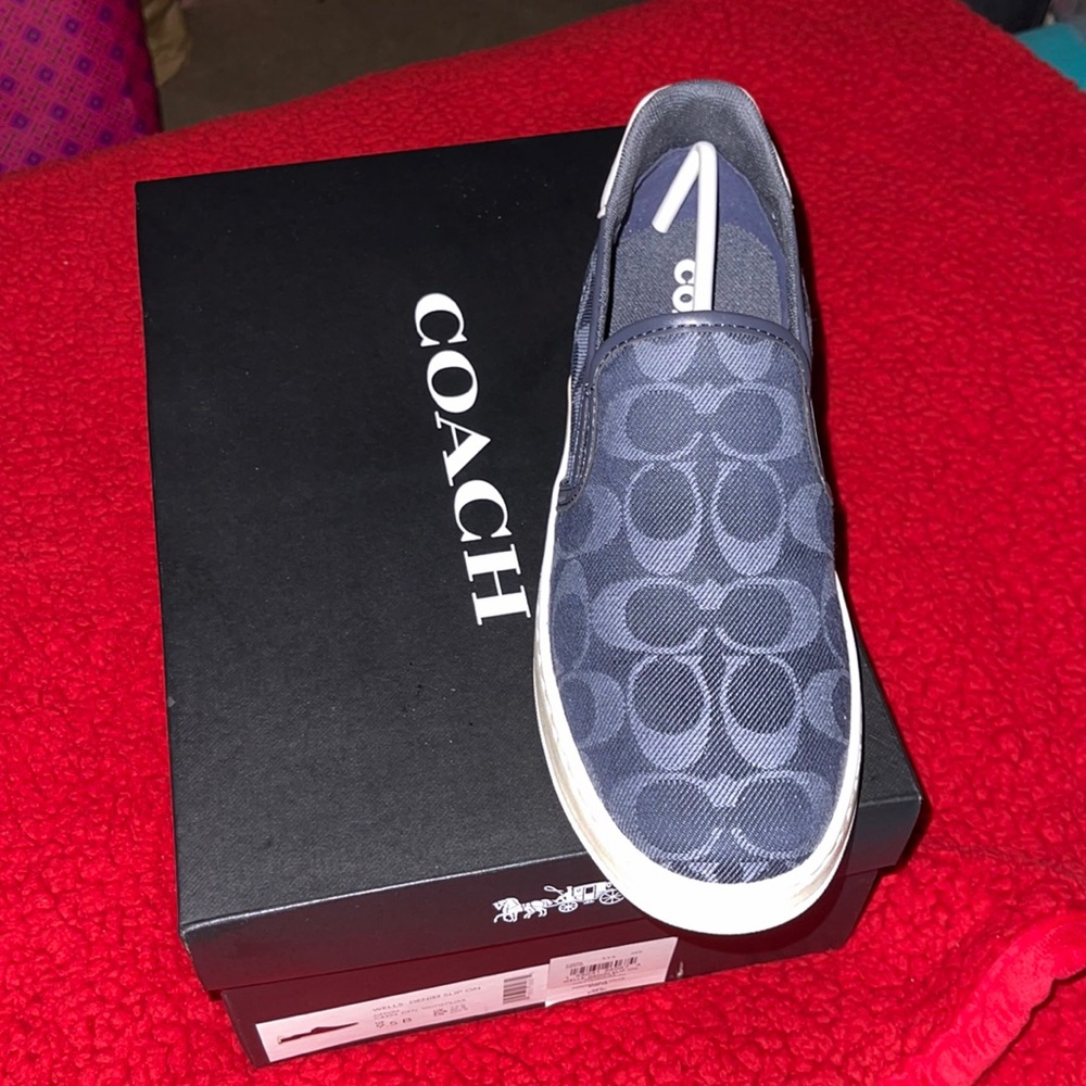 Coach wells slip on sneaker